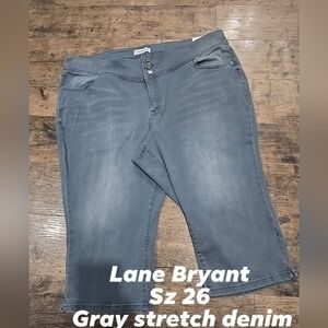 New 🔥 Lane Bryant Womens capri jeans sz 26